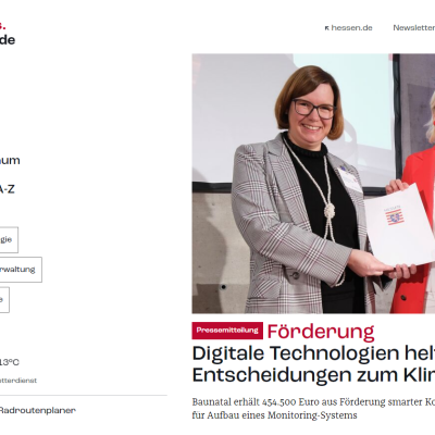 Website der Hessischen Staatskanzlei, Ministerin für Digitale Strategie und Entwicklung